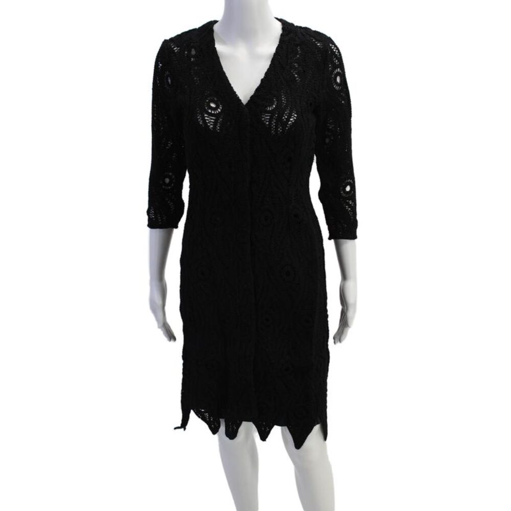 Chloe Kristyn Womens Kori Dress - Black Size XXS